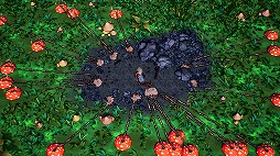 画像ギャラリー No.003のサムネイル画像 / 女王アリのフェロモンがコロニー拡大のポイント。アリの巣運営ストラテジー「アンツ × インフィニティ」，Steamストアページを公開