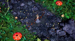 画像ギャラリー No.004のサムネイル画像 / 女王アリのフェロモンがコロニー拡大のポイント。アリの巣運営ストラテジー「アンツ × インフィニティ」，Steamストアページを公開