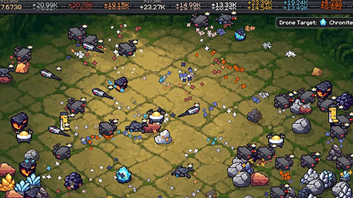 画像ギャラリー No.002のサムネイル画像 / 採掘を主軸としたインクリメンタルゲーム「無限採掘場 気づいたら世界破砕」，Steamで正式リリース。2週間限定で35％オフセールも実施