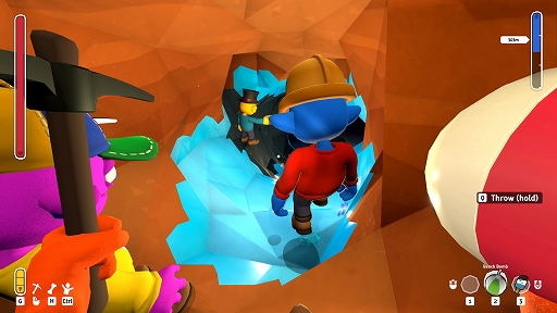 画像ギャラリー No.001のサムネイル画像 / 迷子の愛犬を探してあらゆる手段で地下を掘り進む。4人協力採掘ゲーム「Pratfall」，Steamで配信開始