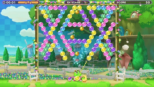 画像ギャラリー No.004のサムネイル画像 / 「パズルボブル エブリバブル!」のSteam版が配信開始。最大4人での協力プレイや対戦ができるシリーズ最新作