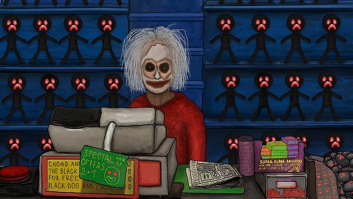 画像ギャラリー No.003のサムネイル画像 / 約18年にわたって作り込まれた100％手描きのビジュアルと，不安を煽るサウンド。狂気の2Dサイコロジカルホラー「OFFERING APP」本日発売