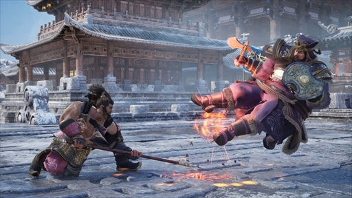 画像ギャラリー No.003のサムネイル画像 / ［EVO Japan］「三国群英伝：Arena」インプレッション。三国志の猛将たちが2種の武器を切り替え，相手のモーションを見切って戦う，駆け引き重視の3D格ゲー