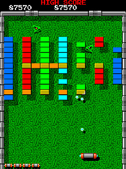 画像ギャラリー No.004のサムネイル画像 / ブロックくずしの金字塔がアーケードアーカイブスに登場。「アルカノイド」本日配信開始