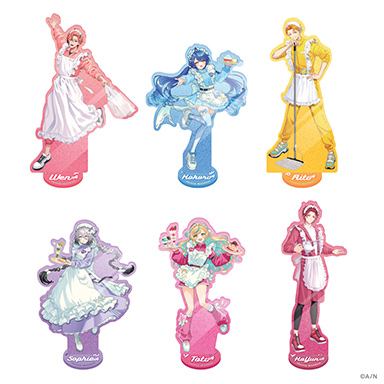画像ギャラリー No.004のサムネイル画像 / にじさんじ「Jersey Maidtes」グッズが発売。ジャージメイド姿をした6人のライバーが描かれる