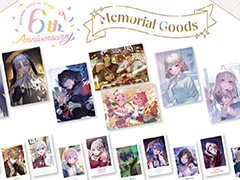 「にじさんじオフィシャルストア」設立6周年記念グッズが9月7日発売。30名のライバーがクリアファイルやチェキ風カードに