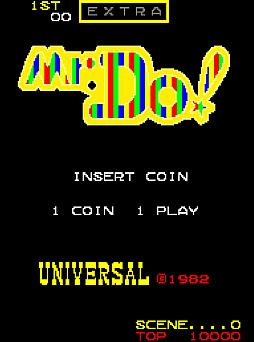画像ギャラリー No.001のサムネイル画像 / ピエロが地中を掘り進み冒険するアクションゲーム「Mr.Do!」，アーケードアーカイブスで5月15日に配信開始