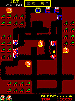 画像ギャラリー No.003のサムネイル画像 / ピエロが地中を掘り進み冒険するアクションゲーム「Mr.Do!」，アーケードアーカイブスで5月15日に配信開始