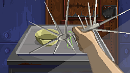 画像ギャラリー No.019のサムネイル画像 / とにかくヤバいお食事のゲーム「満腹脱獄計画」ひときわ個性を放つ独房風ブースで，開発者のじぃーま氏に話を聞いた［TGS2026］