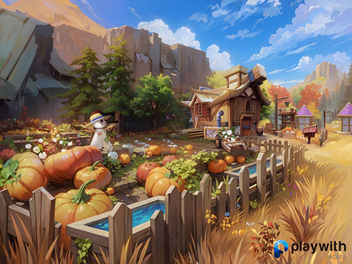 画像ギャラリー No.002のサムネイル画像 / 新作MMORPG「Seal M2（仮）」のコンセプトアートが公開に。可愛らしいキャラクターたちや村の様子，モンスターを描いた3点を掲載