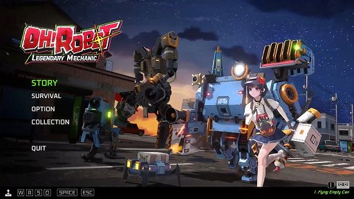 画像ギャラリー No.002のサムネイル画像 / 少女×メカの見下ろしシューター「Oh! Robot: Legendary Mechanic」は，韓国人元漫画家がひとりで作る情熱を詰め込みまくった力作［BIC2026］