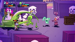 画像ギャラリー No.006のサムネイル画像 / レトロなカートゥーン作品にインスパイアされたベルトスクロールACT「熱血乱闘軍団」，Steamでリリース。最大4人のローカル協力プレイに対応