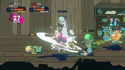 画像ギャラリー No.007のサムネイル画像 / レトロなカートゥーン作品にインスパイアされたベルトスクロールACT「熱血乱闘軍団」，Steamでリリース。最大4人のローカル協力プレイに対応
