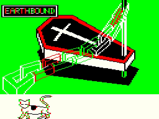 画像ギャラリー No.001のサムネイル画像 / 英語入力型ADVゲーム「アースバウンド（PC-6001版）」，プロジェクトEGGで会員向けに無料配信を開始