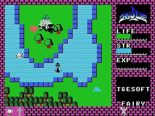画像ギャラリー No.003のサムネイル画像 / 名作アクションRPG「ハイドライド（MSX・Win11対応版）」プロジェクトEGGで配信開始。セーブ機能や画面切り替えスクロールを搭載