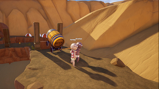 画像ギャラリー No.001のサムネイル画像 / ドタバタ物理系Co-opアクション「Pull the Beer」，制作をアナウンス。最大4人でビール樽を引っ張り，野を越え山を越え，谷やダンジョンも越えていけ！