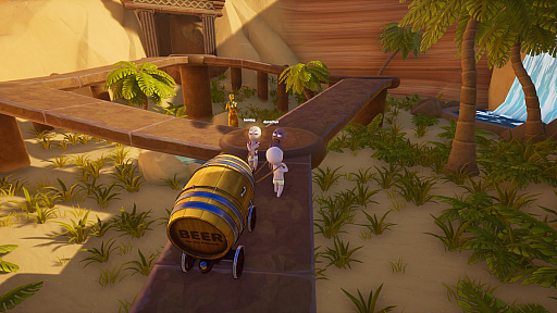 画像ギャラリー No.007のサムネイル画像 / ドタバタ物理系Co-opアクション「Pull the Beer」，制作をアナウンス。最大4人でビール樽を引っ張り，野を越え山を越え，谷やダンジョンも越えていけ！