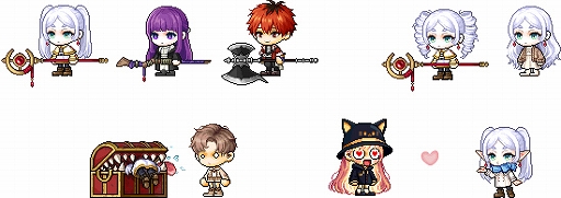 画像ギャラリー No.003のサムネイル画像 / 「メイプルストーリー」と「葬送のフリーレン」のコラボイベントが本日スタート。コラボアバターやコラボペットなどの限定アイテムが多数登場