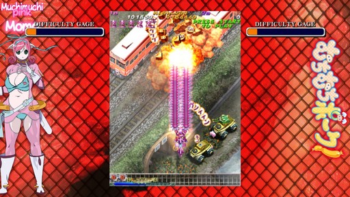 画像ギャラリー No.005のサムネイル画像 / ［プレイレポ］「むちむちポーク！＆ピンクスゥイーツ Boosted」はケイブの中でも異色のSTGが2本セット。アレンジBGMは必聴！