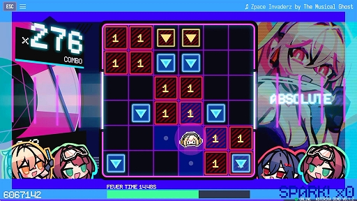 画像ギャラリー No.004のサムネイル画像 / 音楽に乗って障害をかわすリズムアクションゲーム「アステリカ:ファントムローズ・リフレイン」,本日配信開始