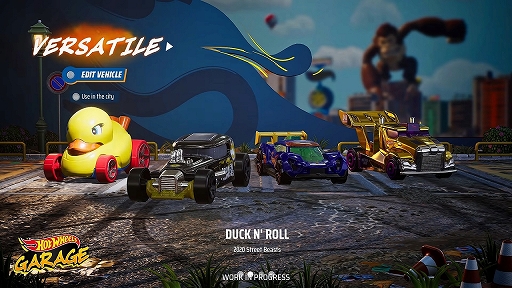画像ギャラリー No.002のサムネイル画像 / 「HOT WHEELS Infinite Rush」，さまざまなチャレンジに合わせて乗り換えられる4種の車両を紹介する最新トレイラーを公開
