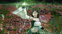 画像ギャラリー No.026のサムネイル画像 / 「FINAL FANTASY VII REVELATION」を先行体験。広大な世界を飛空艇「ハイウインド」で飛び回り，高低差のある新エリアを探索してきた