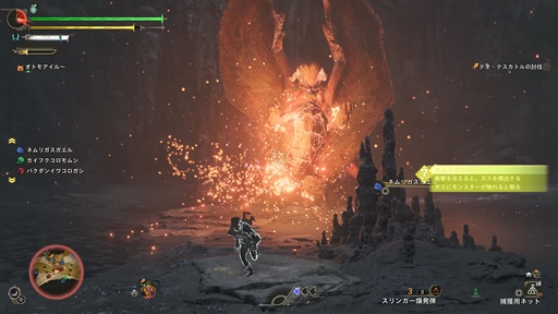 画像ギャラリー No.013のサムネイル画像 / 「モンスターハンターワイルズ：アセンダンス」TGS2026出展バージョンを先行プレイ。新装備「ブーストブレイサー」を駆使し，噴衝鳥アラケータと炎王龍テオ・テスカトルに挑む