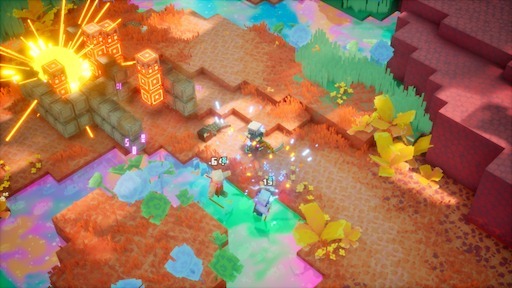 画像ギャラリー No.008のサムネイル画像 / 9月29日発売の「Minecraft Dungeons II」を開発陣と体験。約15年ぶりに登場する新ディメンション「シフト」（Sift）を4人協力プレイで飛び回ってきた