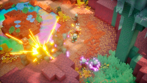 画像ギャラリー No.009のサムネイル画像 / 9月29日発売の「Minecraft Dungeons II」を開発陣と体験。約15年ぶりに登場する新ディメンション「シフト」（Sift）を4人協力プレイで飛び回ってきた