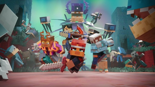 画像ギャラリー No.016のサムネイル画像 / 9月29日発売の「Minecraft Dungeons II」を開発陣と体験。約15年ぶりに登場する新ディメンション「シフト」（Sift）を4人協力プレイで飛び回ってきた