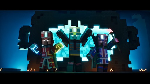 画像ギャラリー No.018のサムネイル画像 / 9月29日発売の「Minecraft Dungeons II」を開発陣と体験。約15年ぶりに登場する新ディメンション「シフト」（Sift）を4人協力プレイで飛び回ってきた