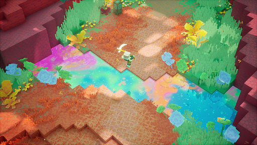 画像ギャラリー No.021のサムネイル画像 / 9月29日発売の「Minecraft Dungeons II」を開発陣と体験。約15年ぶりに登場する新ディメンション「シフト」（Sift）を4人協力プレイで飛び回ってきた