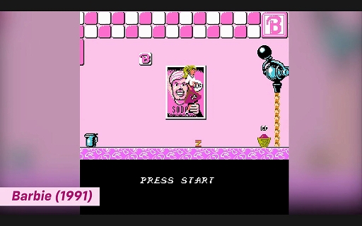 画像ギャラリー No.003のサムネイル画像 / 「ATARI」Tシャツを着たバービーが，レトロゲーム16本をあなたにプレゼント。バービー ドリーム ハウスの飾りつけも楽しめる「Barbie Rewind」，予約受付中
