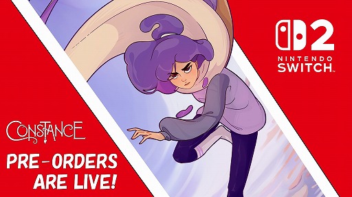 画像ギャラリー No.001のサムネイル画像 / 絵筆を振るい，自らの心を冒険する。Nintendo Switch 2版「Constance」が7月30日発売へ。価格が20％オフの予約受付がスタート