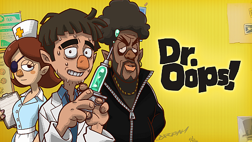 画像ギャラリー No.001のサムネイル画像 / 医療推理バカADV「Dr. Oops!」，体験版をSteamで配信開始。奇妙な患者の症状から病気を診断して治療し，毎晩の借金返済を目指す