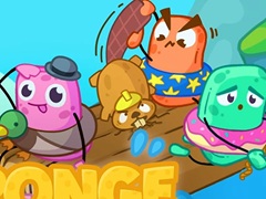 危険だらけの急流をイカダに乗って下りきれ！　4人協力アクションADV「Sponge Break」，配信開始