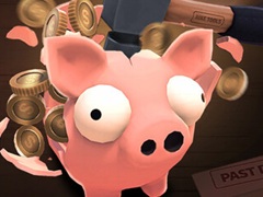ハンマーを振って貯金箱を破壊しまくるインクリメンタルゲーム「Bills Must Be Paid」，Steamで配信開始
