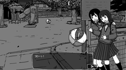 画像ギャラリー No.002のサムネイル画像 / 帰り道，女子高生2人が日常に紛れ込む怪異と向き合う「怪異道 カイイミチ」，Steamで配信開始。難しい操作が必要ない，ノベル形式のADV