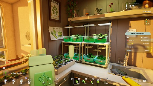 画像ギャラリー No.003のサムネイル画像 / 窓辺の一鉢から屋上の楽園へ。室内園芸シム「Tiny Eden」がSteamで本日発売。発売直前にはウィッシュリスト15万件を突破した注目作
