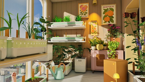 画像ギャラリー No.005のサムネイル画像 / 窓辺の一鉢から屋上の楽園へ。室内園芸シム「Tiny Eden」がSteamで本日発売。発売直前にはウィッシュリスト15万件を突破した注目作