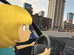 調子だけいい妹にハンドルを握らせる恐怖。爆笑必至の配信向けインディーゲーム「妹に運転を教える」でギャラリーを沸かせてきた［TGS2026］