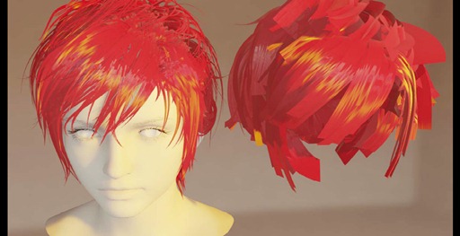 画像ギャラリー No.039のサムネイル画像 / ［SQEXOC 2012］「Agni's Philosophy」に用いられたグラフィックス技術解説（中編）。Agniの毛髪表現はいかにして実現されたのか