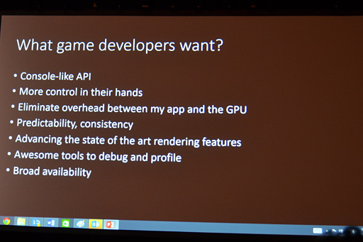 GDC 2014DirectX 12Ĥȯɽħ