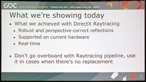  No.006Υͥ / GDC 2018ʤ3DGEDirectX RaytracingˤŬϡ֥쥤ȥ졼󥰤Ԥʤȡ!? Futuremark뤽ο