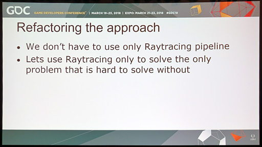 GDC 2018ʤ3DGEDirectX RaytracingˤŬϡ֥쥤ȥ졼󥰤Ԥʤȡ!? Futuremark뤽ο