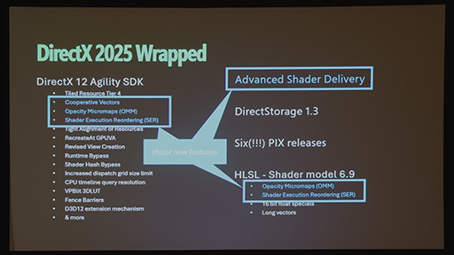画像ギャラリー No.005のサムネイル画像 / 次世代DirectXは推論アクセラレータとレイトレーシングの深淵へ向かう。2026年から先のDirectX最新事情