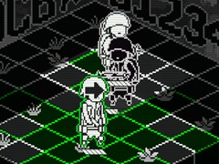 部隊への命令は，スペースキーの長短で打つ。敵の通信を傍受して次の一手を読むモノクロ戦略シミュレーション「War In The Dark」［BIC2026］