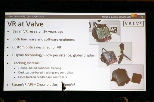 GDC 2015ϡSteamVRפȤϲ ValveVR󥰵Ѥ