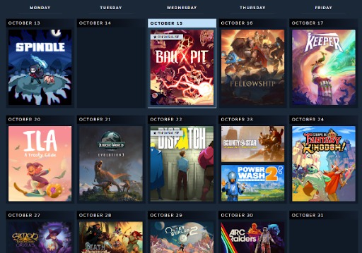 画像ギャラリー No.002のサムネイル画像 / Steam,近日登場予定のゲームをプレイヤーに合わせて表示する「パーソナルカレンダー」機能を公開。気になる新作を追いやすく
