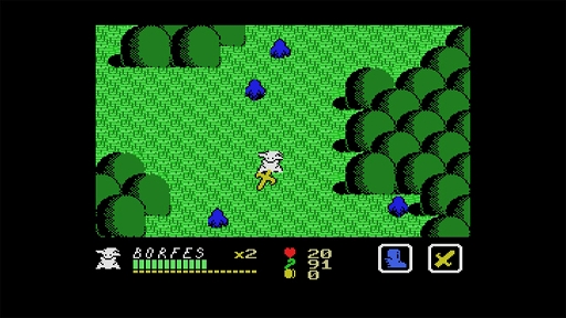 画像ギャラリー No.002のサムネイル画像 / 「EGGコンソール ボルフェスと5人の悪魔 MSX」，本日配信。見習い魔法使いが悪魔の力を借りて大魔神に挑む